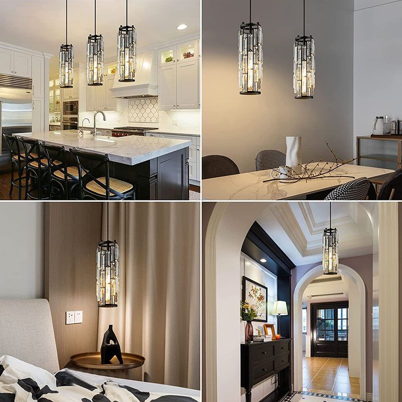 crystal pendant lights for kitchen island