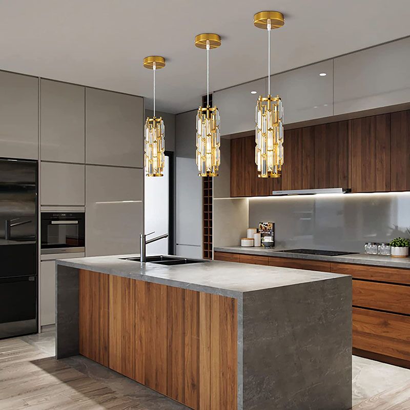 gold crystal hanging light fixtures