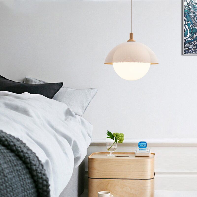 bedroom dome hanging light