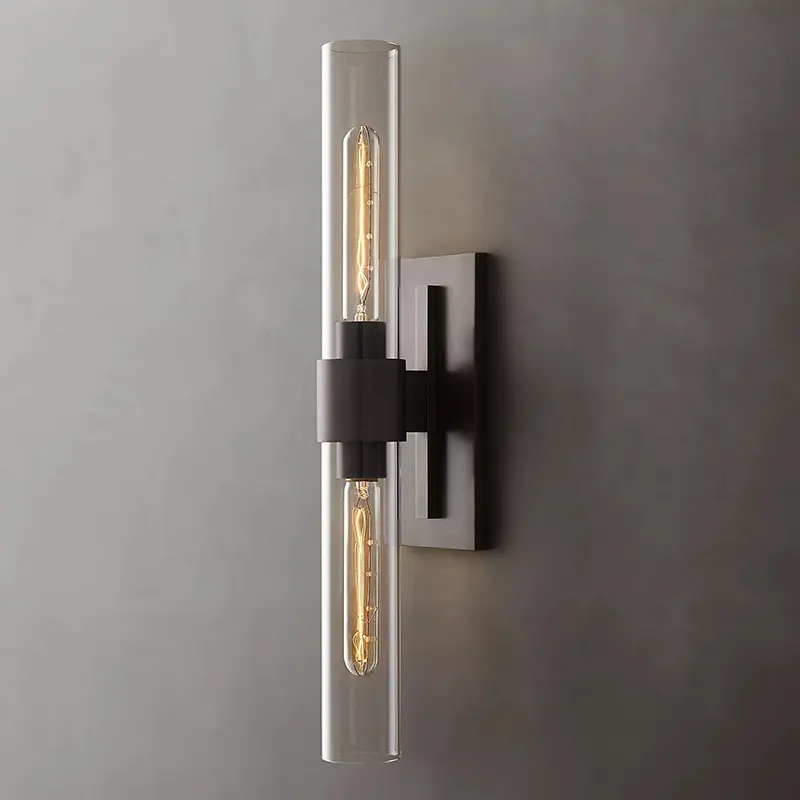 Ravelle Linear Sconce Glass Tube - Image 2
