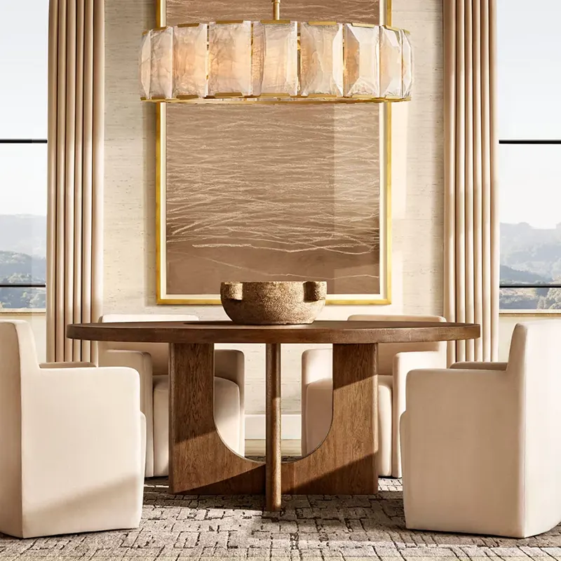 Harlow Marble Round Chandelier_7