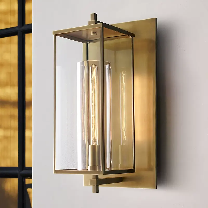 Devaux Square Grand Outdoor Wall Sconce - Image 3